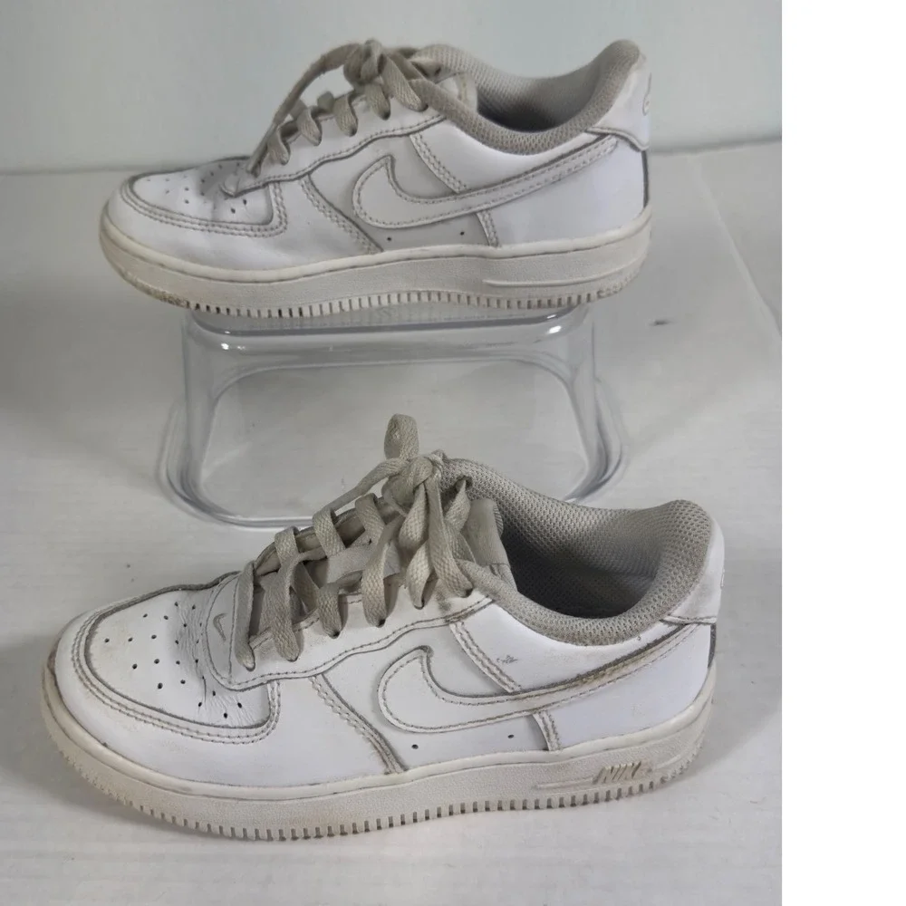 Nike Air Force 1 Low‎ Kids Size 13C White Leather AF1 Classic Retro Basketball